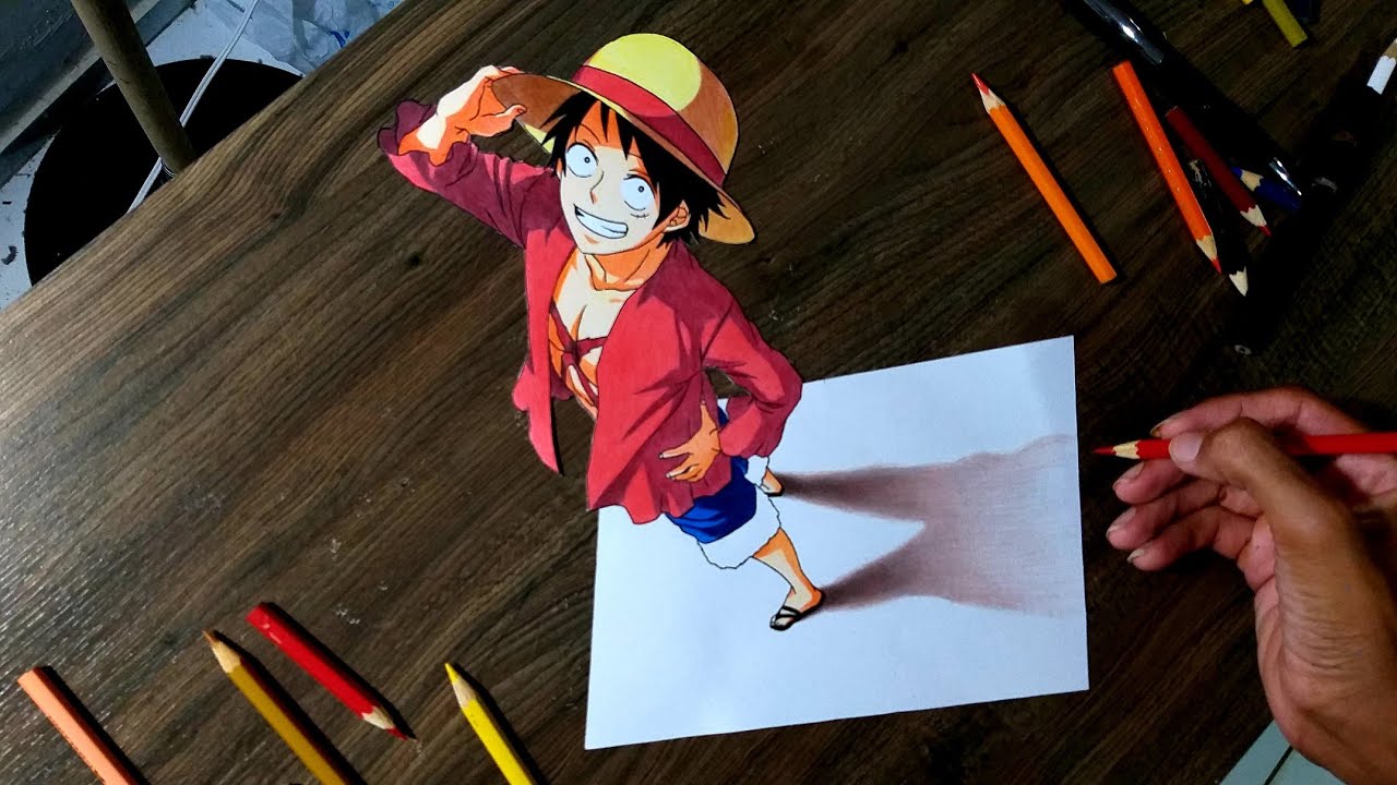 Học thêm vẽ luffy 3d tuyệt đỉnh với các kỹ thuật hiện đại