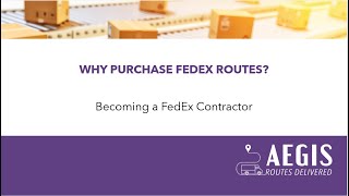 Why Purchase FedEx Routes?