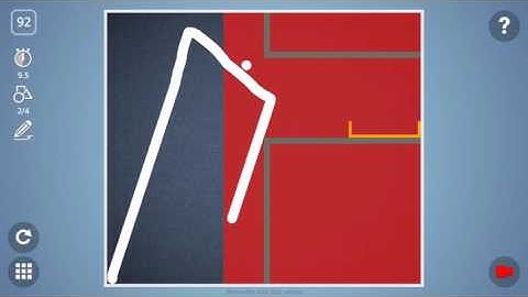 Check out how I solved level 92 in Brain It On! #BrainItOn