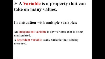 04 - Independent and Dependent Variables