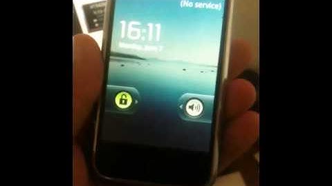 Android Froyo running on iPhone 2G