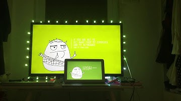 WIP Ambilght test with Arduino & ws2811 led strip