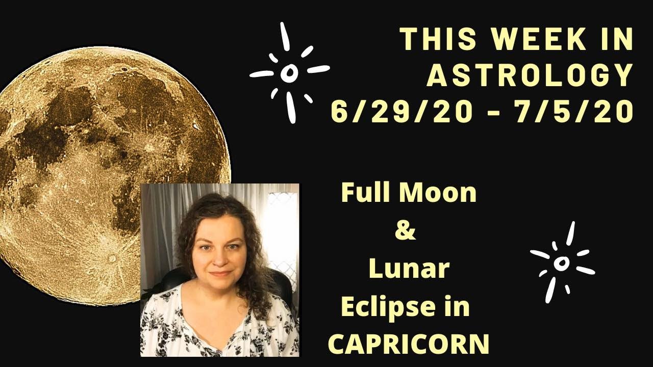 Full Moon & Lunar Eclipse Coming in CAPRICORN ♑️ and the Jupiter/Pluto ...