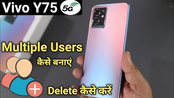How to create second space in Vivo y75 | vivo y75 create second space | Vivo y75 me multiple users