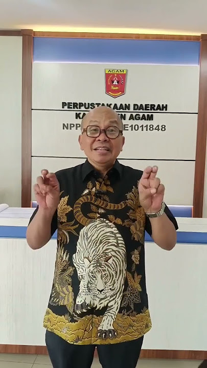 Motivasi dan support kang Maman Suherman terhadap perpustakaan daerah Kabupaten Agam #kangmaman