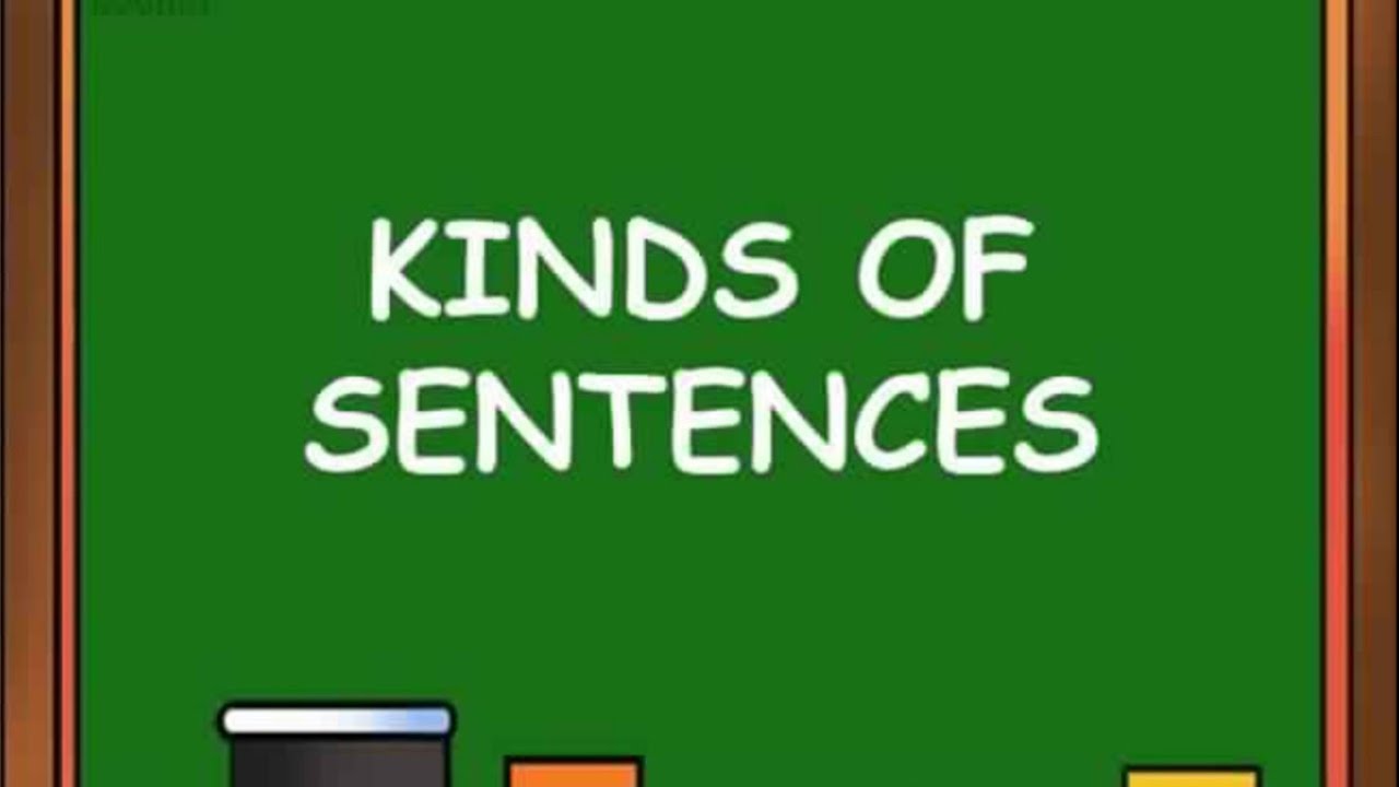 Kinds of sentences.