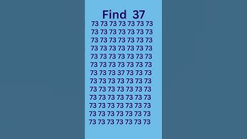 can you find 37 in 5 seconds? #wordpuzzlegame #game #mathematics #mindbendingquiz #puzzle6 5