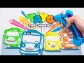 Tayo the Little Bus Play Doh Vinci 타요 꼬마버스 타요 장난감 тайо маленький автобус Игрушки