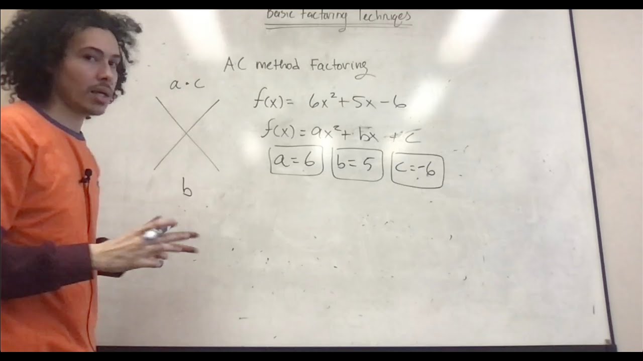 Pre-Calc 1 | Factoring By AC Method | A Thorough Explanation - YouTube