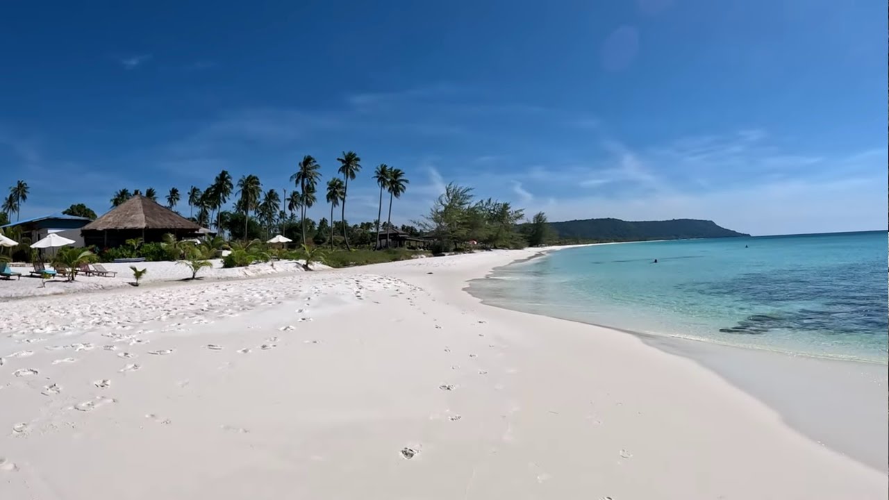 Sok San Beach (Long Beach), Koh Rong, Cambodia | Walking 4K 🇰🇭 - YouTube