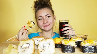 МУКБАНГ / СУШИ РОЛЛЫ 🍣 / Какая самая худшая работа в мире?