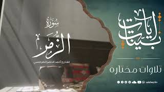 آيات بينات من سورة الزمر - تلاوة للقارئ أحمد الخضر الطرابلسي