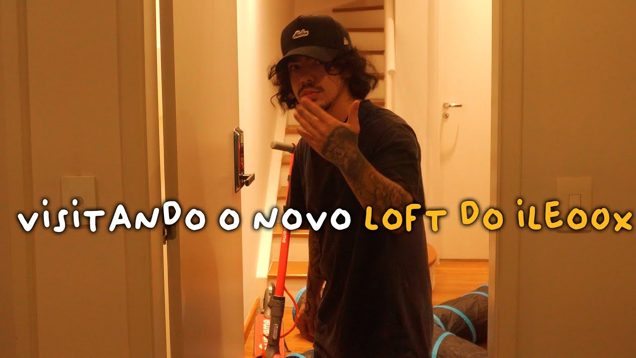 Visitando apartamento novo do ileo0x, que é um loft! | feat. @ILeoox