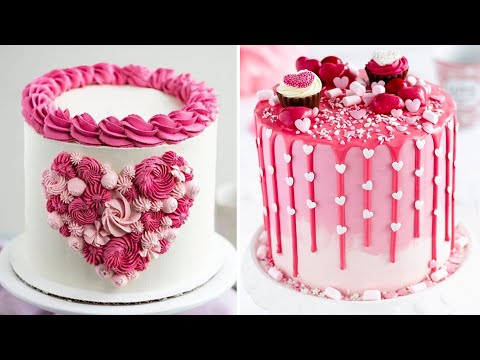 More Amazing Cake Decorating Recipes Compilation 💖 Heart Cake Tutorials 💖 Satisfying Cake Ideas