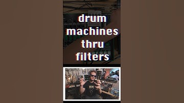 Drum Machines Thru Filters (cool sound) #musicproduction #drums #music