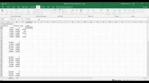 Lab Three Excel Video