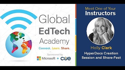 HyperDocs Creation Session and Share Fest with Holly Clark
