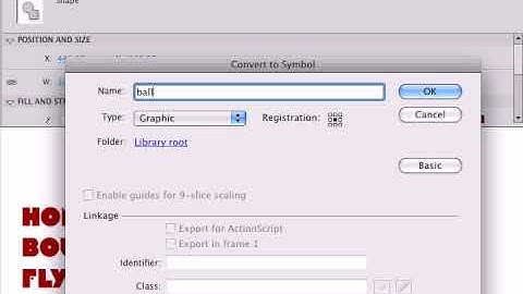 Building a Basic Flash Site Part 3- Adding Content - Home Page and Bouncing Ball