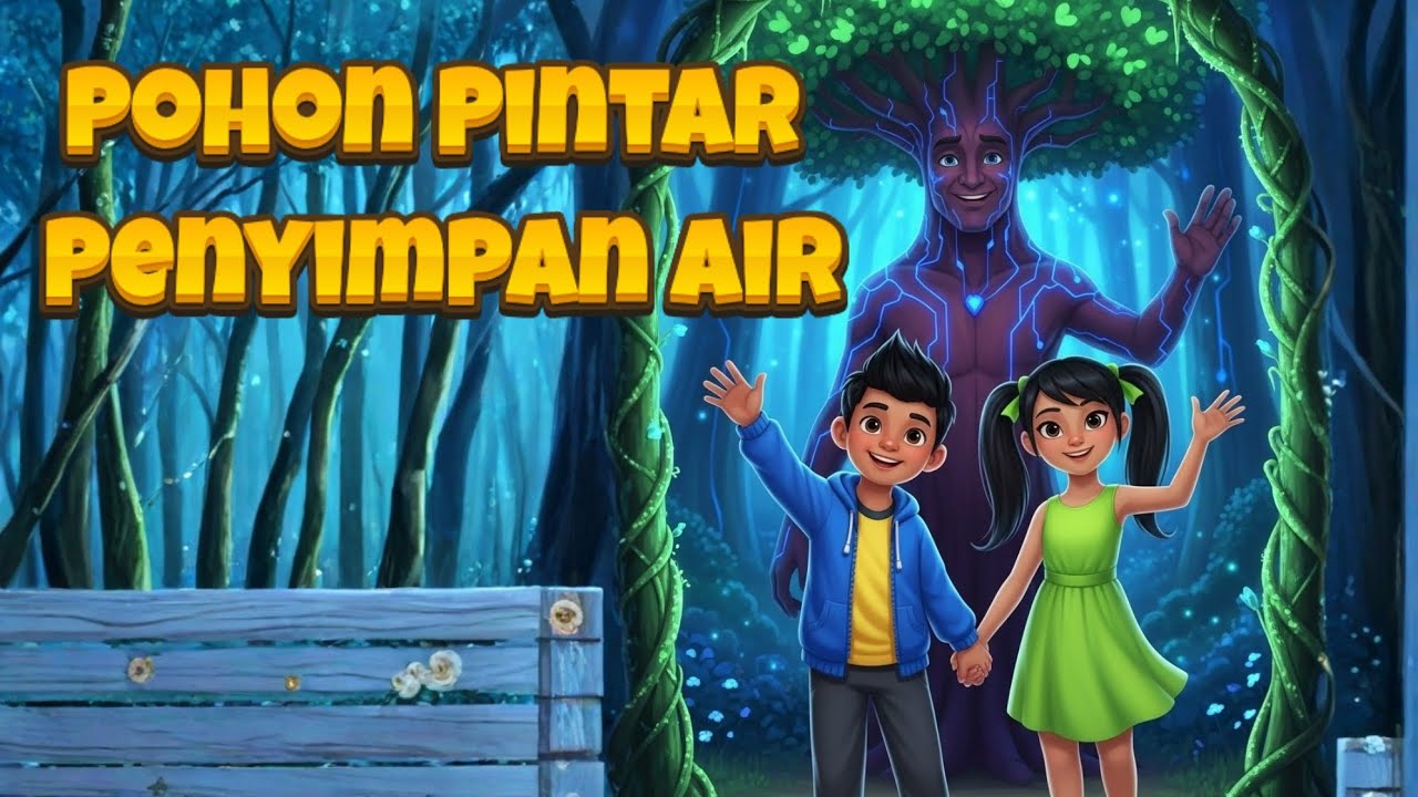 🌳 Pohon Pintar Penyimpan Air | Cerita Edukasi Anak IPA SD tentang Siklus Air