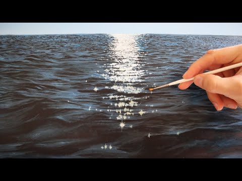 How to Paint Water (The Easy Way!) How to Paint an Underwater Background in  Acrylics 