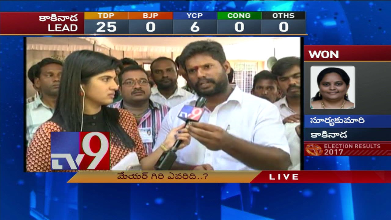 Kakinada Corporation Results - YCP Kishore Kumar speaks on his victory - TV9