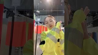 High Visibility Fluorescent Safety Work Jacket #functional uniform #safety workwear #fashion