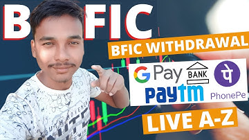 How to Bfic withdrawal bank account || bfic bank live withdrawal video