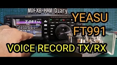 YAESU FT-991a CW - PADDLE SET UP - LEARNING