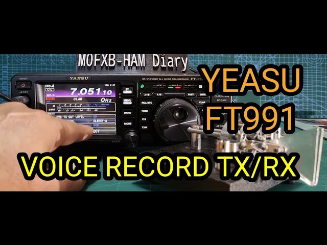 YAESU FT-991a CW - PADDLE SET UP - LEARNING - YouTube