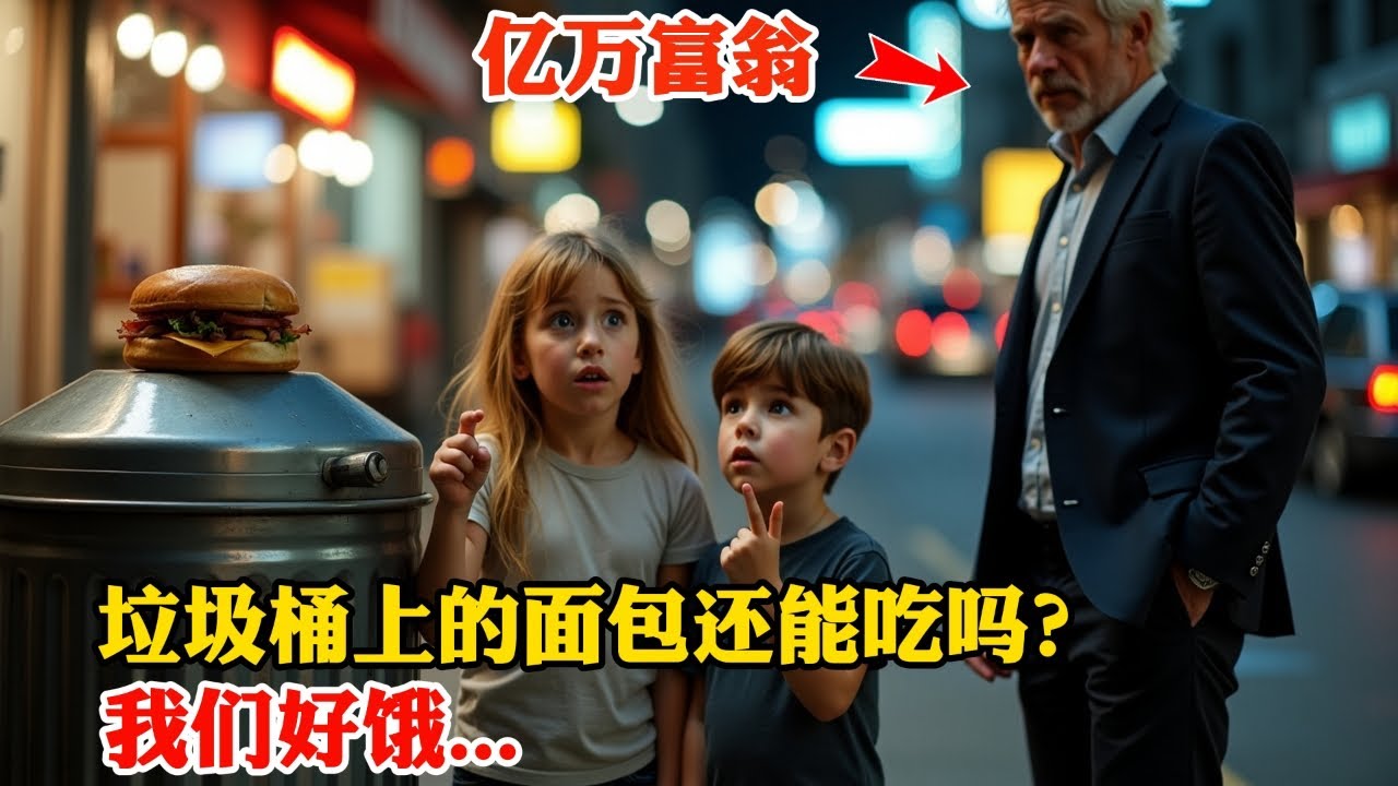 5歲流浪女孩詢問億萬富翁“垃圾桶上的麵包還能吃嗎 我們太餓了” 隨後億萬富翁做出的舉動令人震驚！