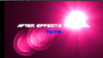 After Effects Tutorial How to Create Simple Movie Intro using Optical Flares Plug-in