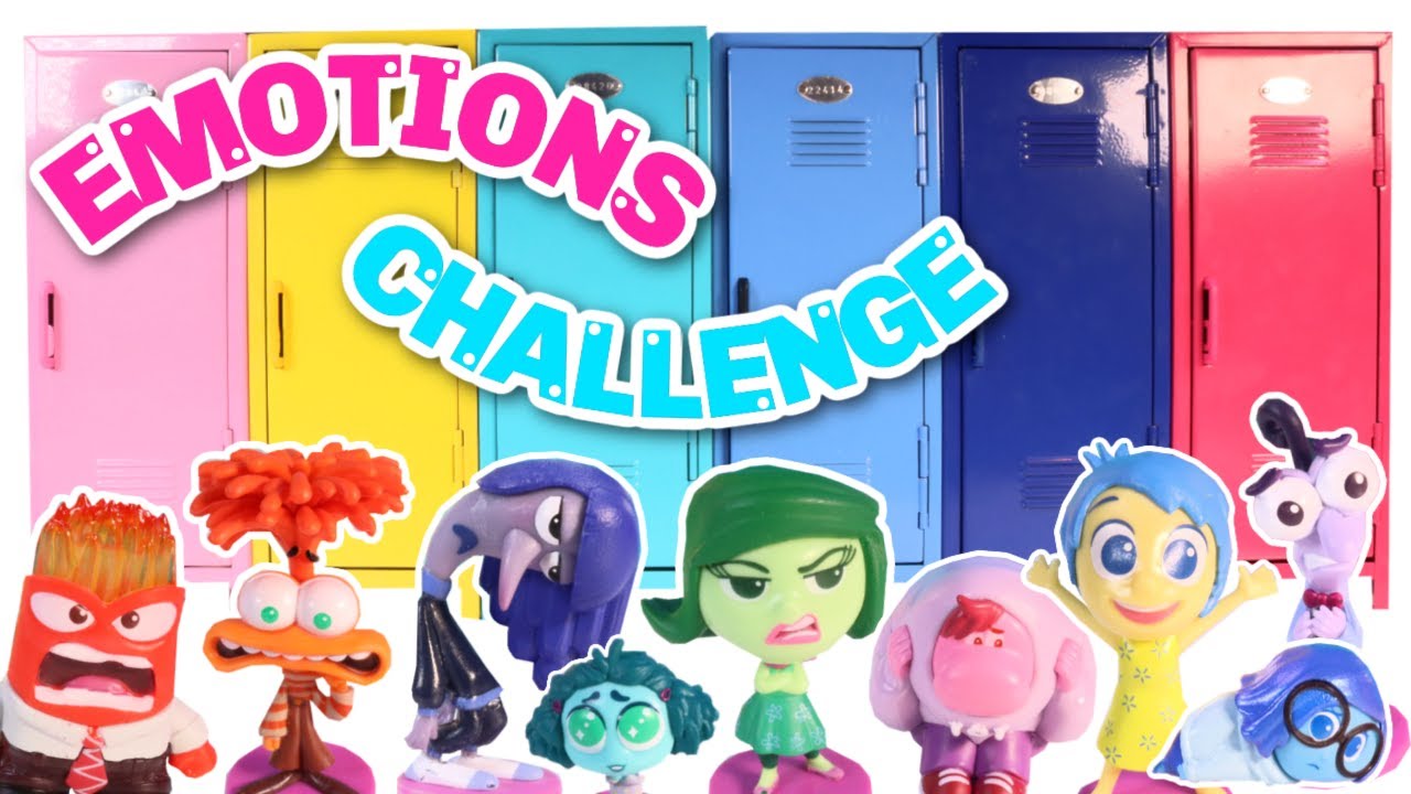 Inside Out 2 Emotions New Vs Old Make DIY Arts & Crafts Lockers - YouTube