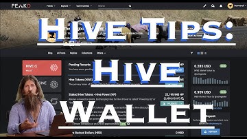 Hive Tips: Hive Wallet