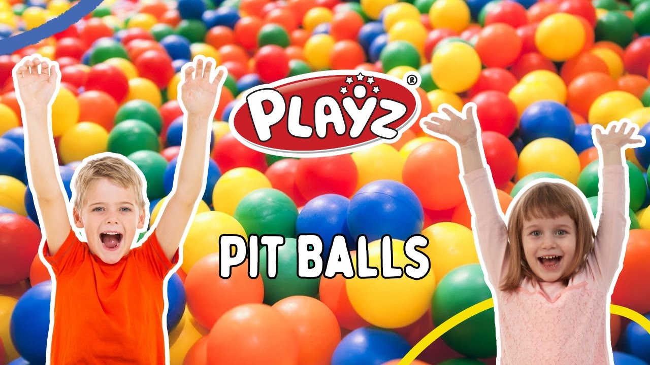 PLAYZ Pit Balls: Crush Proof, Soft & Safe for Kids with 8 Vibrant Colors