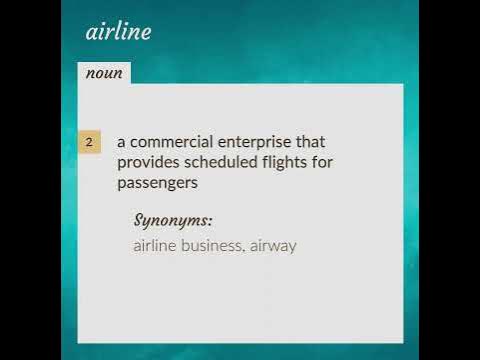 travel airline meaning