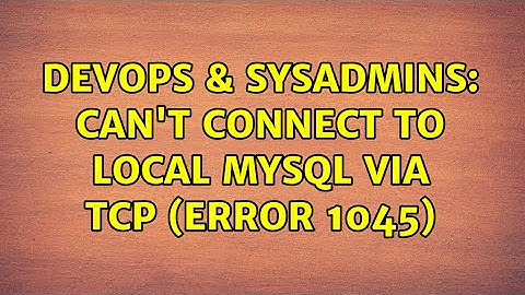 DevOps & SysAdmins: Can