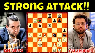 Lakas ng ATTACKING ideas na ginawa! || GM Nepomniachtchi vs. GM Aronian || Skilling Open Q-Finals screenshot 5