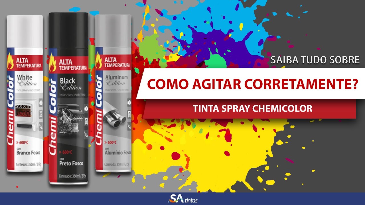 Saiba como Usar Tinta Spray | Como agitar corretamente e como fazer a limpeza do bico 😉
