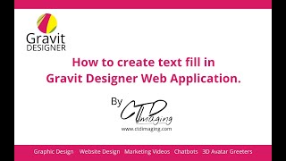 Gravit Text Fill