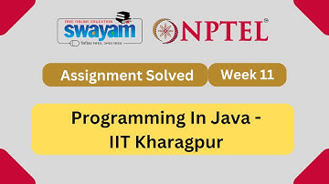 Programming In Java Week 11 || Quiz Assignment Solutions || My Swayam || July 2023 | IIT Kharagpur