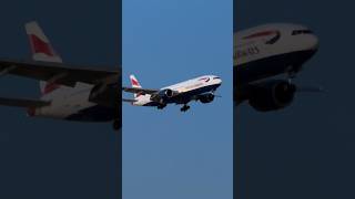 Speedbird 27NV Heavy (Boeing 777) arrives from London (LGW) | G-YMMG | #planespotting #shorts
