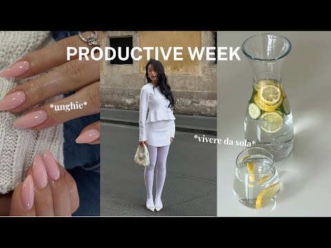 Productive Week In My Life (reset Day, Unghie, Skincare Routine,night Routine, Morning Routine)