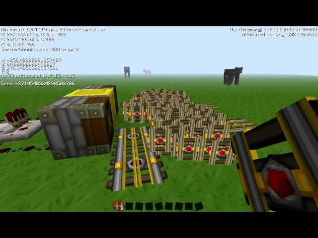 Minecraft | Tutorial | Powered Rail Generator | 1.2.4