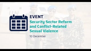 Famous Webinar - Security sector reform and conflict-related sexual violence  (Multilingual) Profile