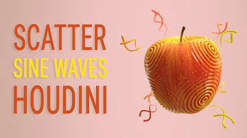 Houdini VEX Tutorial: Procedural Sine Wave Scattering on Any Object – Part 1