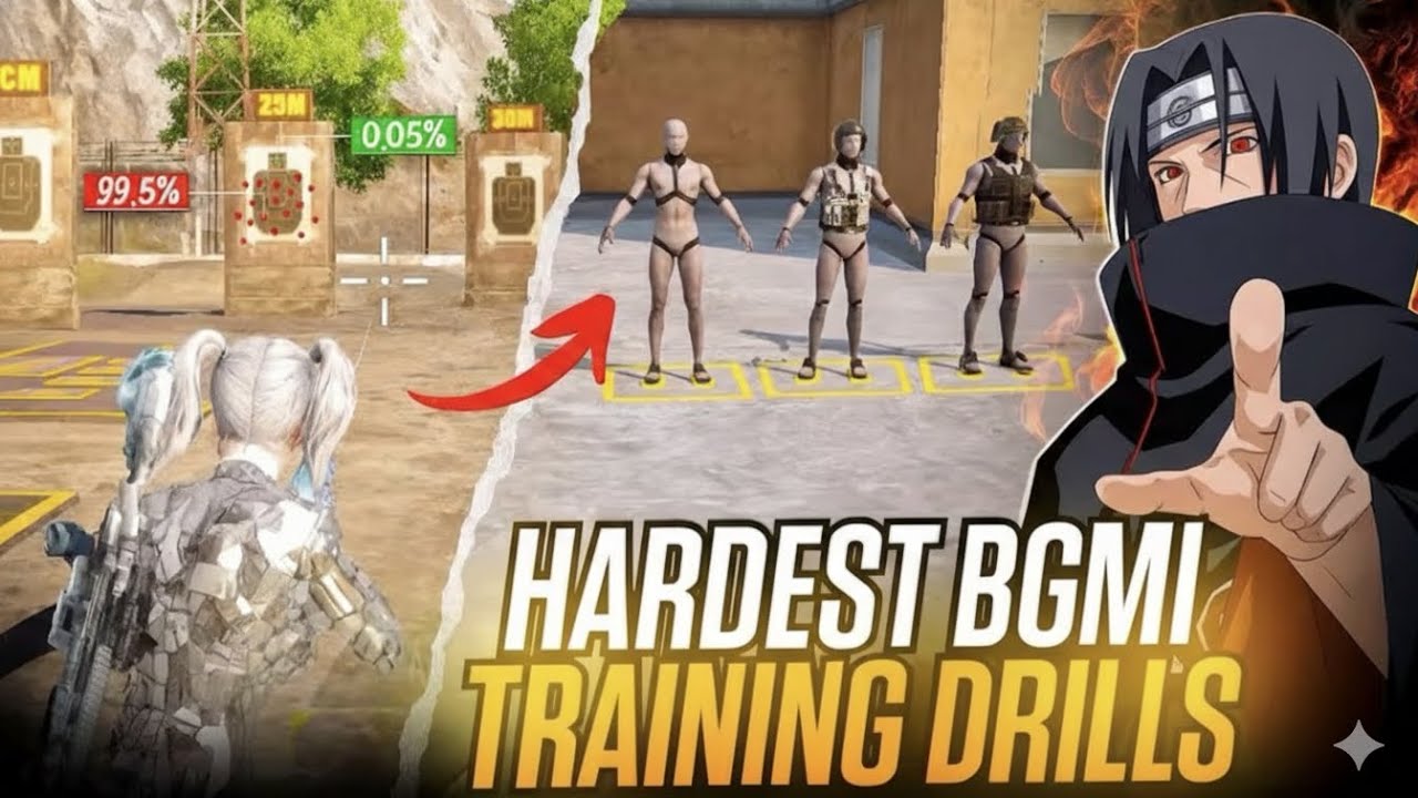 BGMI HARDEST Training Drills Challenge 🔥Training Drills 