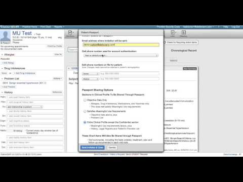 General Workflow 1. Invite Patient to Patient Passport