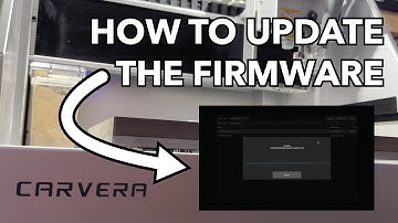 How to update the Carvera Desktop CNC Firmware
