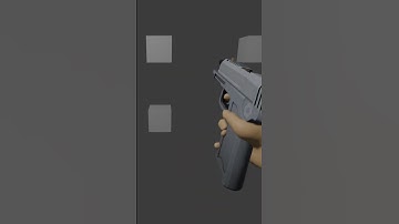 Fps Pistol Testing Animation #blender