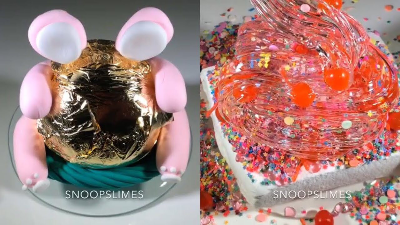 ASMR | Clay Slime Mixing #17